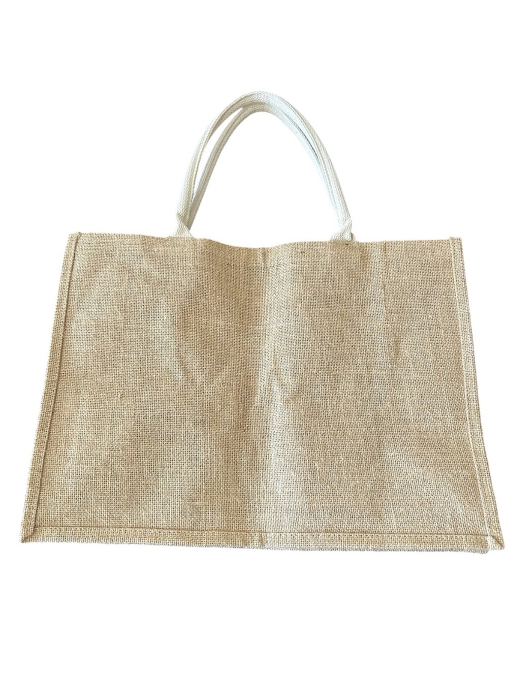 NEW HIBALA Woven Large Beach Shoulder Tote with Center Striped Accent handmade - Picture 2 of 10